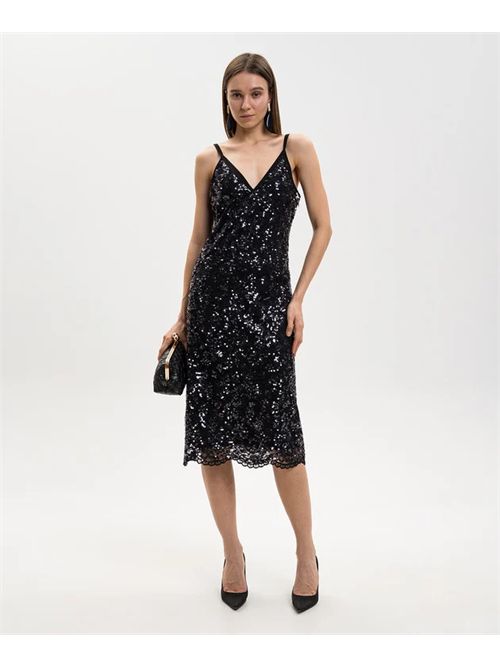 Abito longuette in pizzo con paillettes TWINSET | TP2630/00006